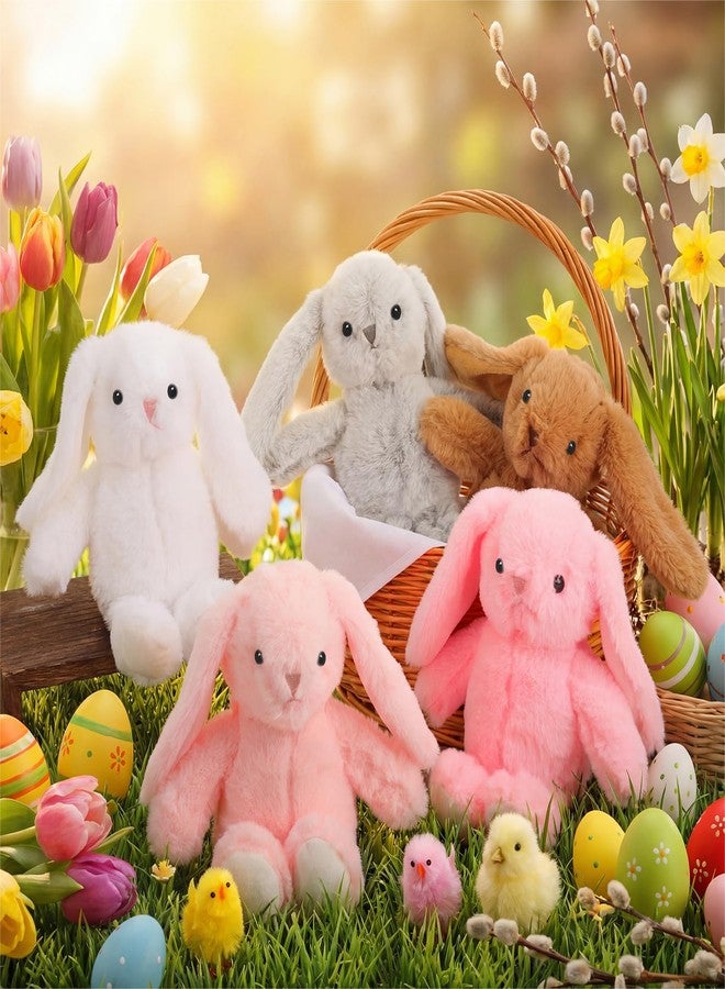Arrowbash 10 Pack Easter Bunny Stuffed Animals Bulk 13.5 Inch Plush Bunny Toys Fluffy Cute Rabbits with Long Ears for Boys Girls Easter Gift, Birthday Baby Shower Party Favor - Image 4